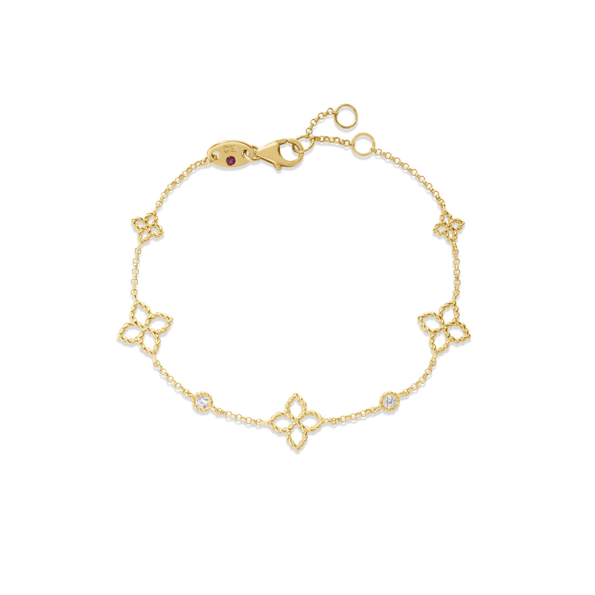 Princess Flower Diamond Bracelet | .06tw