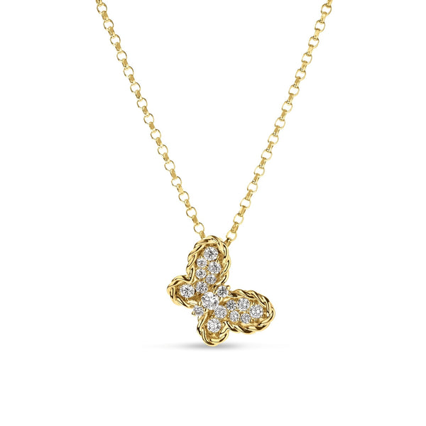Jasmine Diamond Butterfly Pendant | .15tw