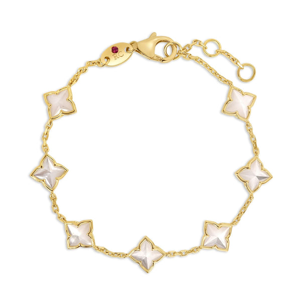 Venetian Princess Mother of Pearl Station Bracelet | 3.50tw