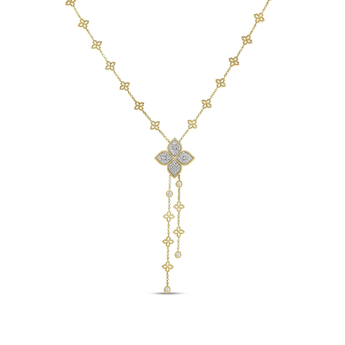 Princess Flower Diamond Necklace | .42tw