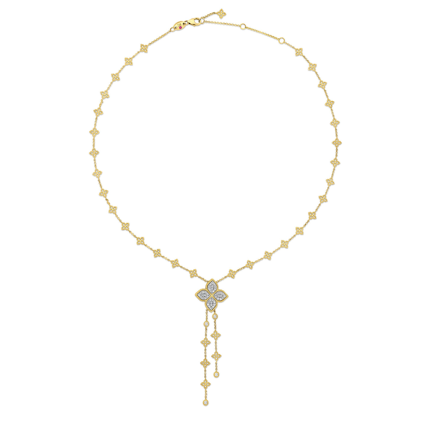 Princess Flower Diamond Necklace | .42tw