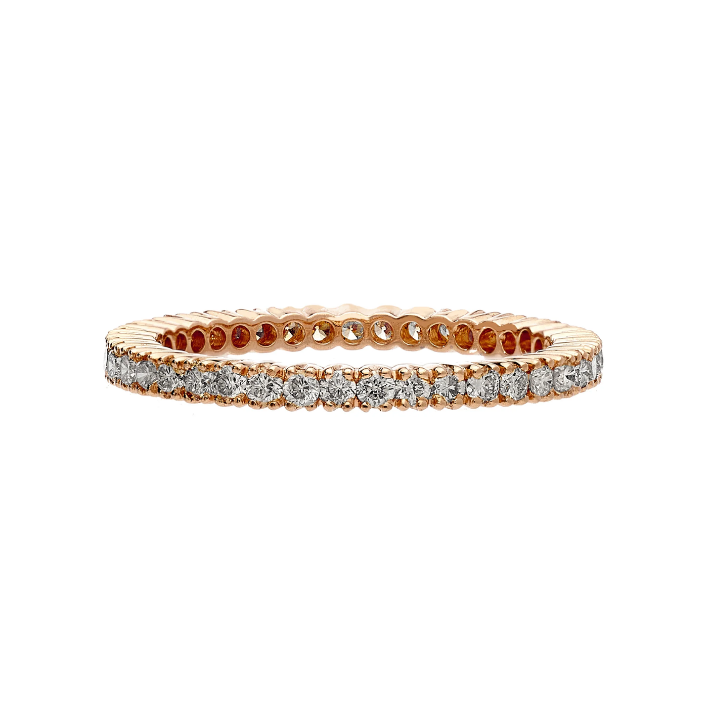 Prong White Diamond Band | .70tw