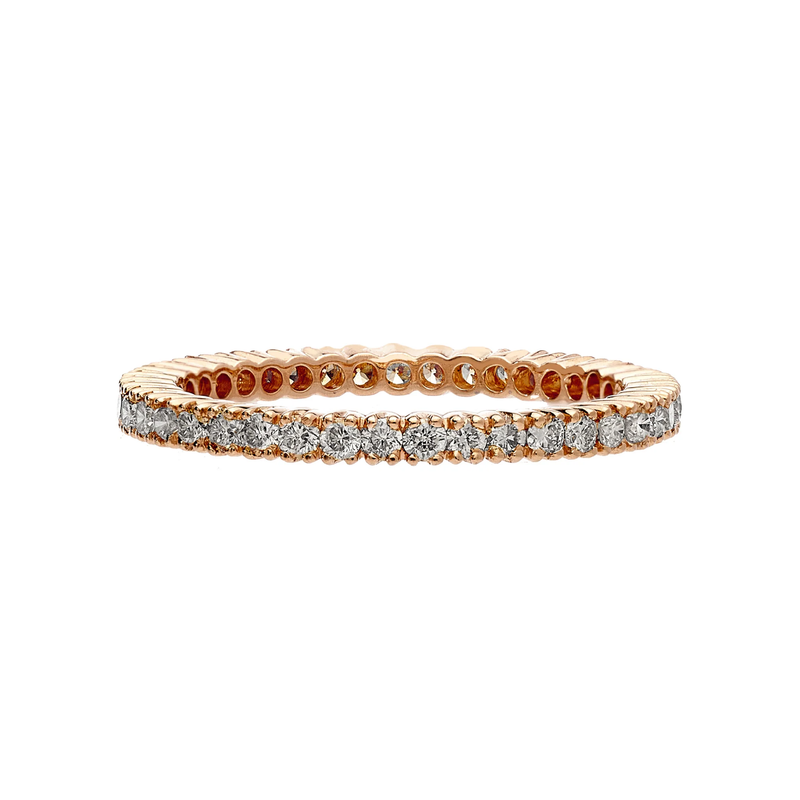 Prong White Diamond Band | .70tw