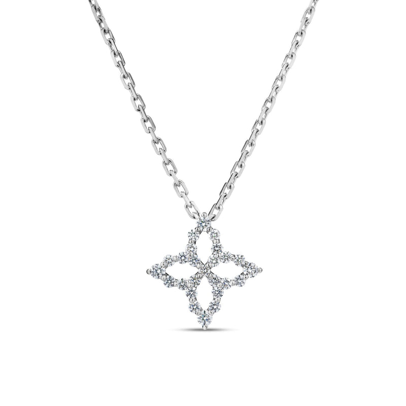 Princess Flower Diamond Necklace | .16tw