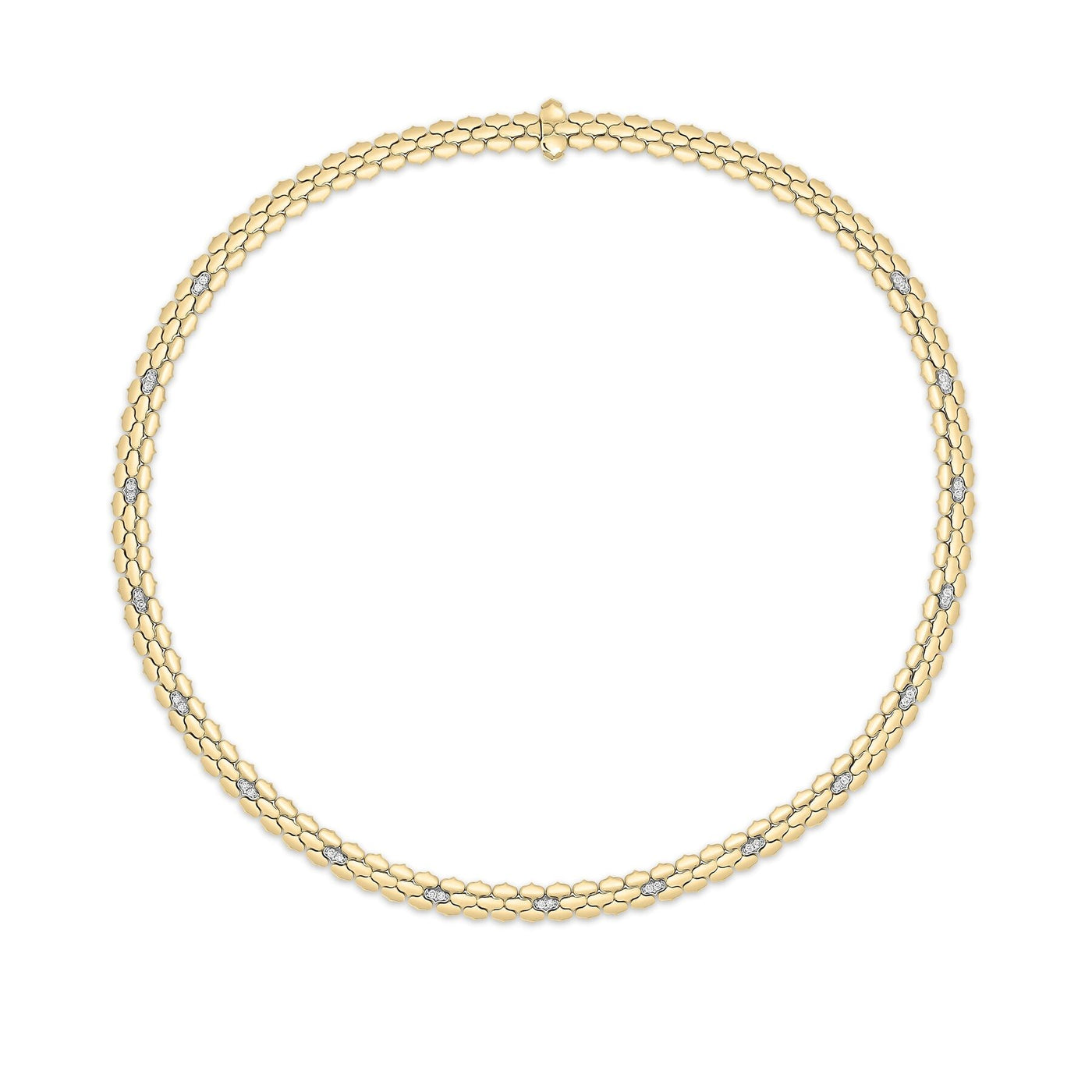 Cobra Diamond Necklace | .27tw