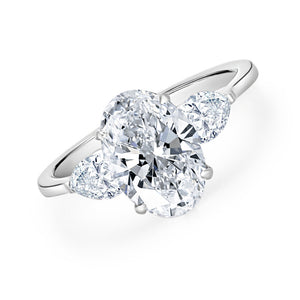 3 Stone Diamond Ring | 2.85tw