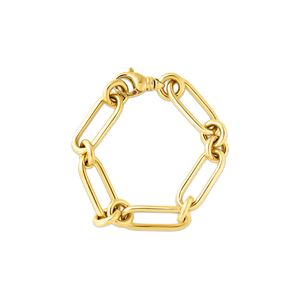 Oval & Round Link Bracelet