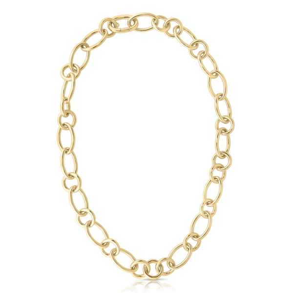 Large Oval and Round Link Chain | 18"