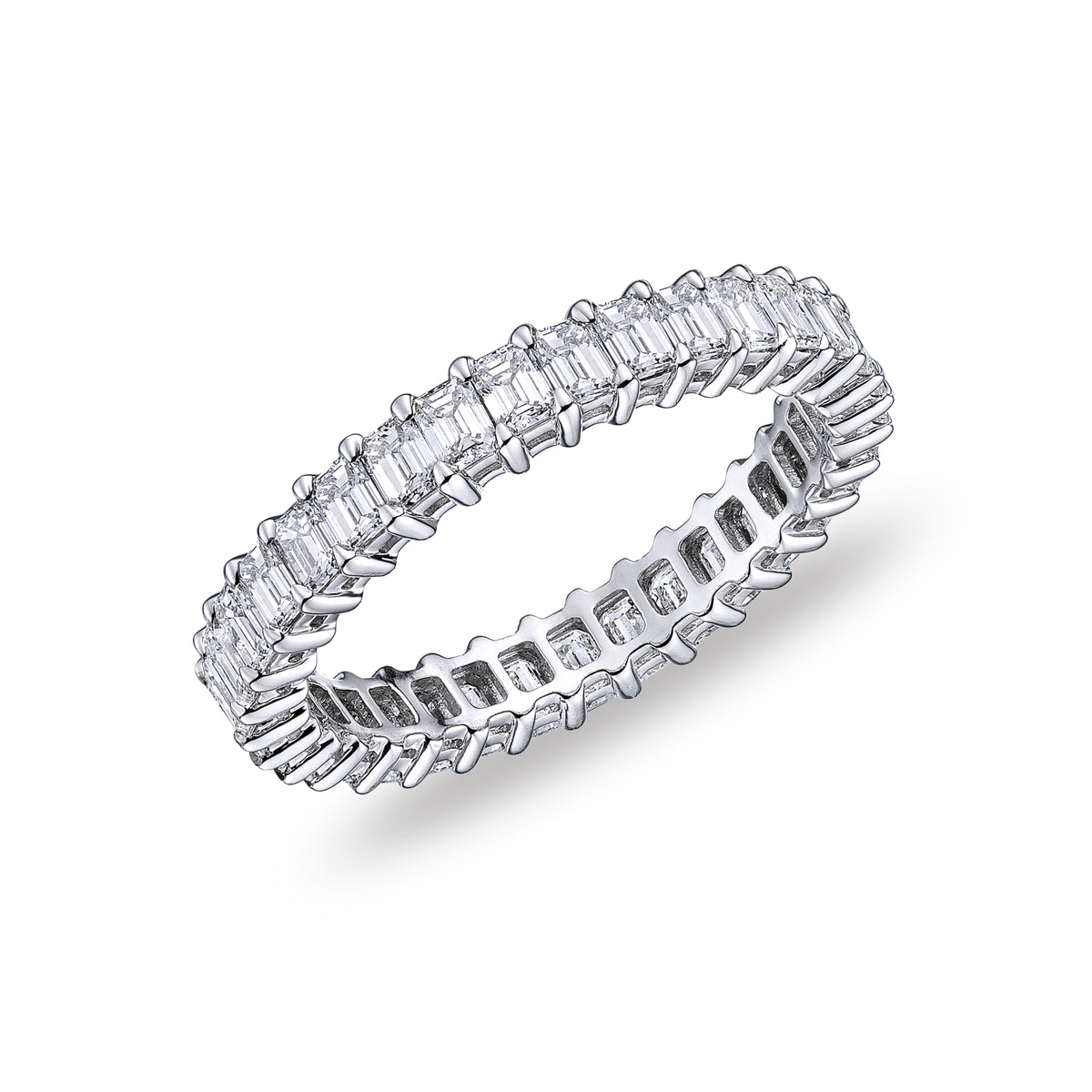 Emerald Cut Diamond Eternity Band | 2.02tw