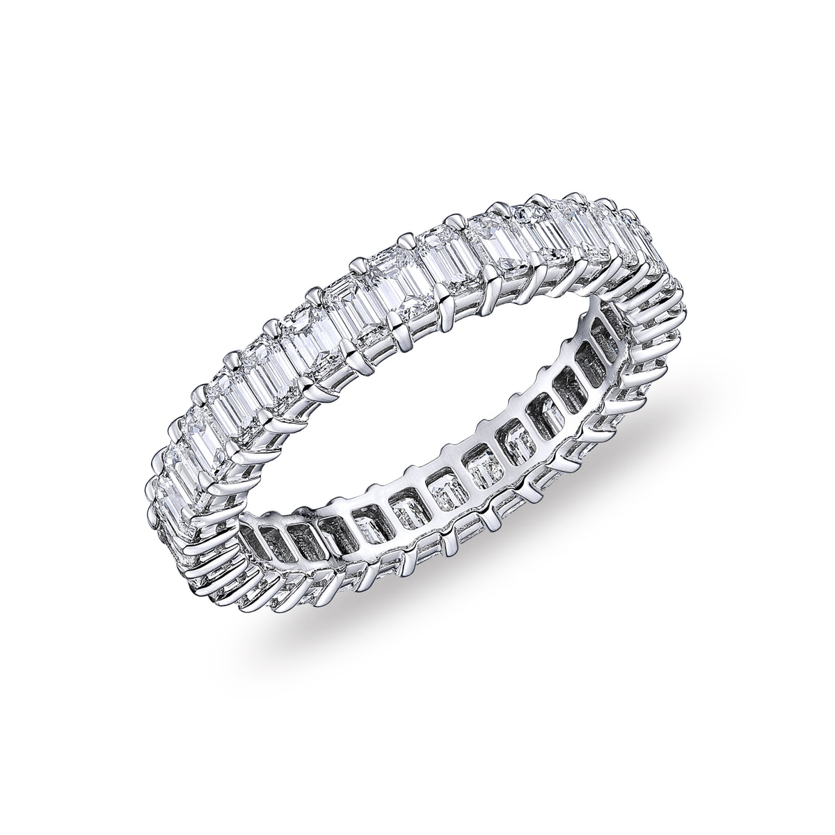 Emerald Cut Diamond Eternity Band | 2.24tw