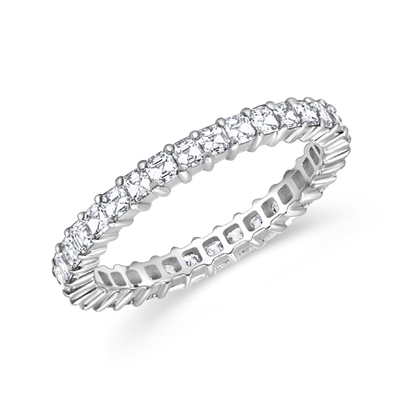 Asscher Cut Diamond Eternity Band | 1.34tw