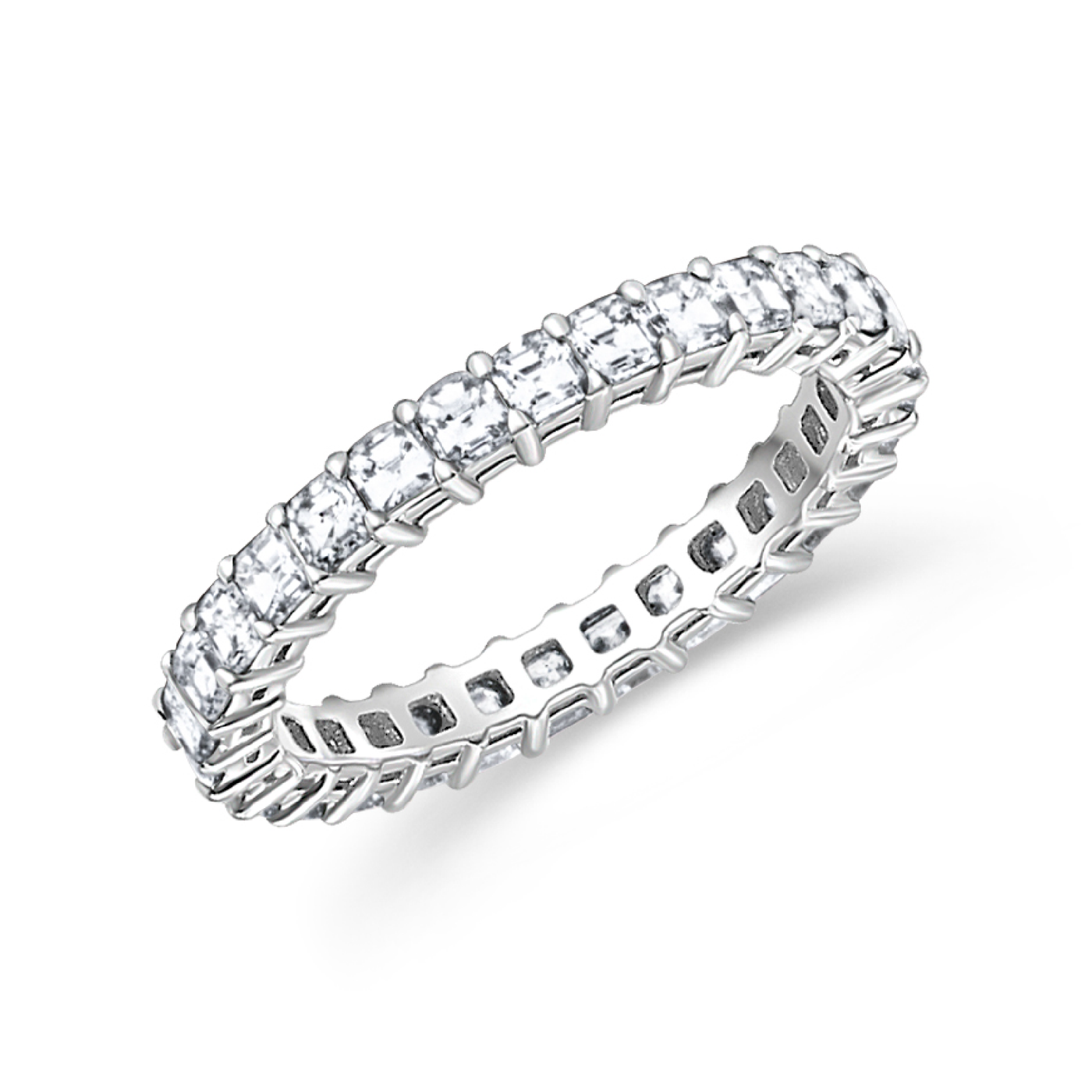 Asscher Cut Diamond Eternity Band | 1.76tw