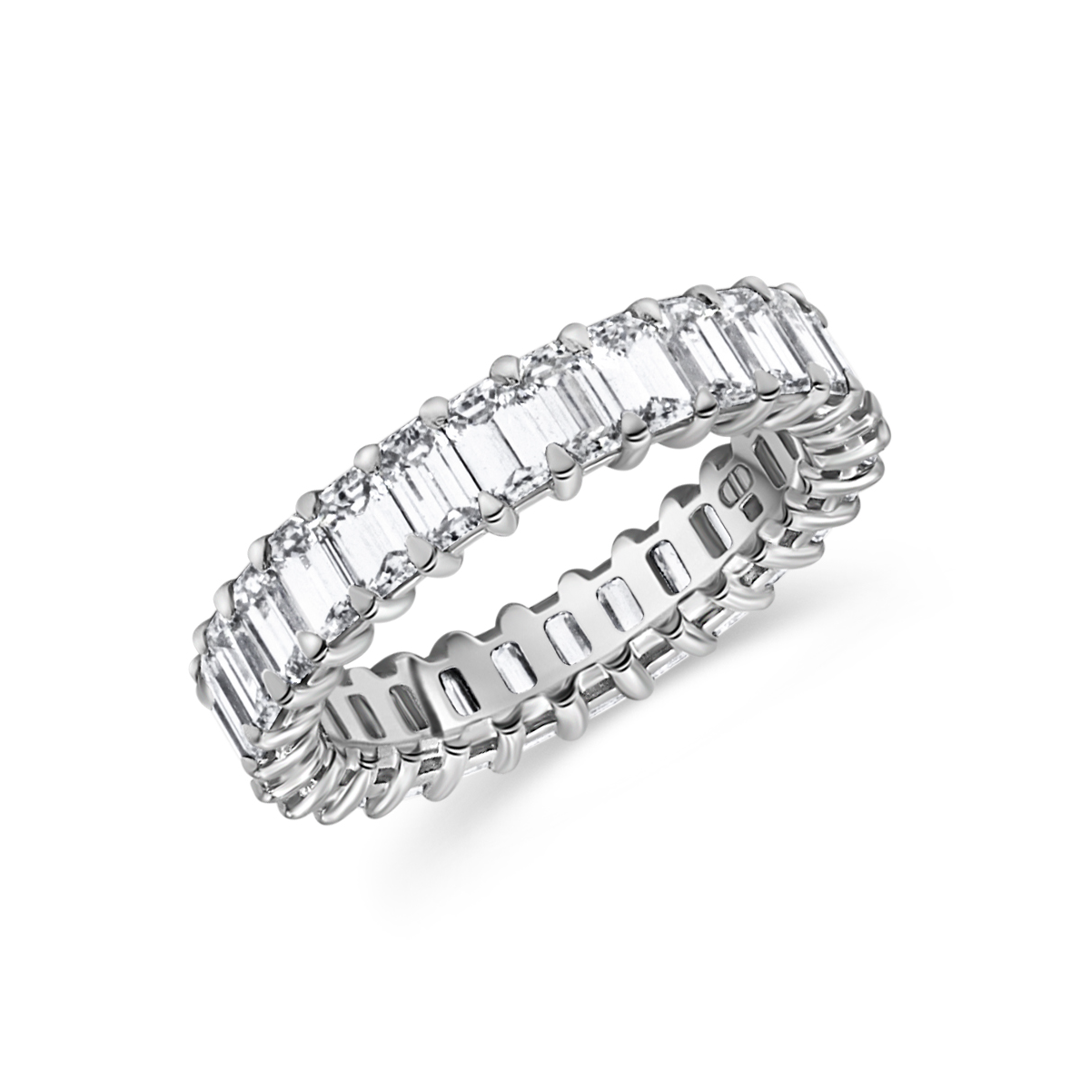 Emerald Cut Eternity Band | 3.58tw