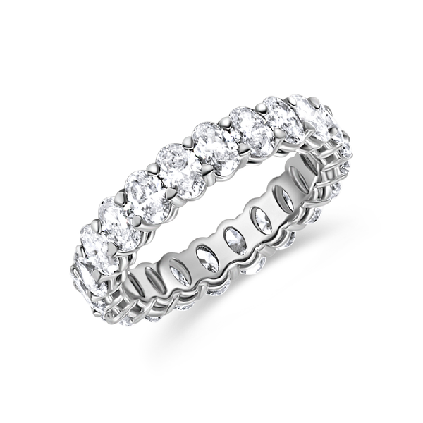 Oval Cut Diamond Eternity Band | 3.65tw