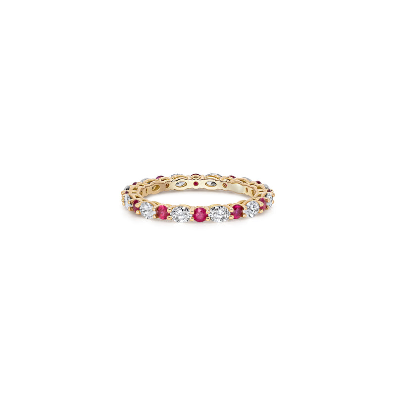 Diamond & Ruby Eternity Band | 1.54tw