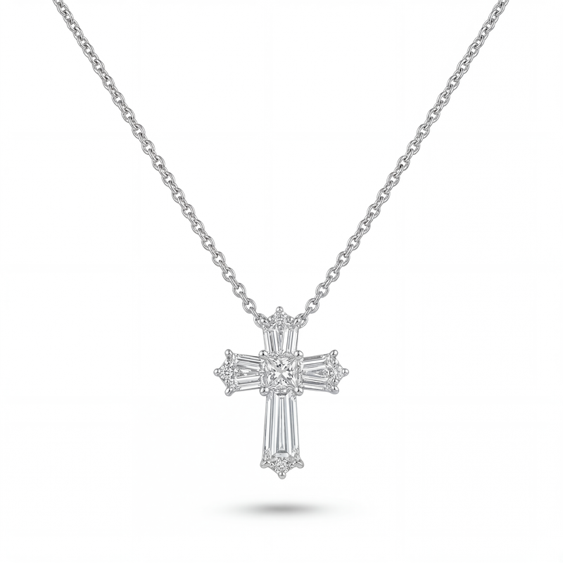 Kite Diamond Cross Pendant | 2.01tw