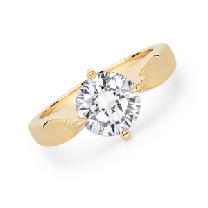Round Brilliant Cut Diamond Solitaire Ring | 2.13ct