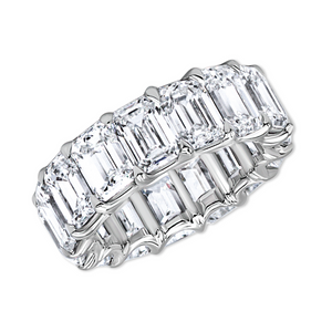 Emerald Cut Diamond Eternity Band | 15.40tw