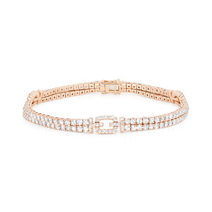 Double Strand Diamond Bracelet | 4.00tw