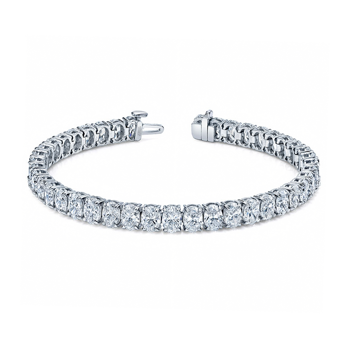 Oval Diamond Tennis Bracelet | 24.80tw