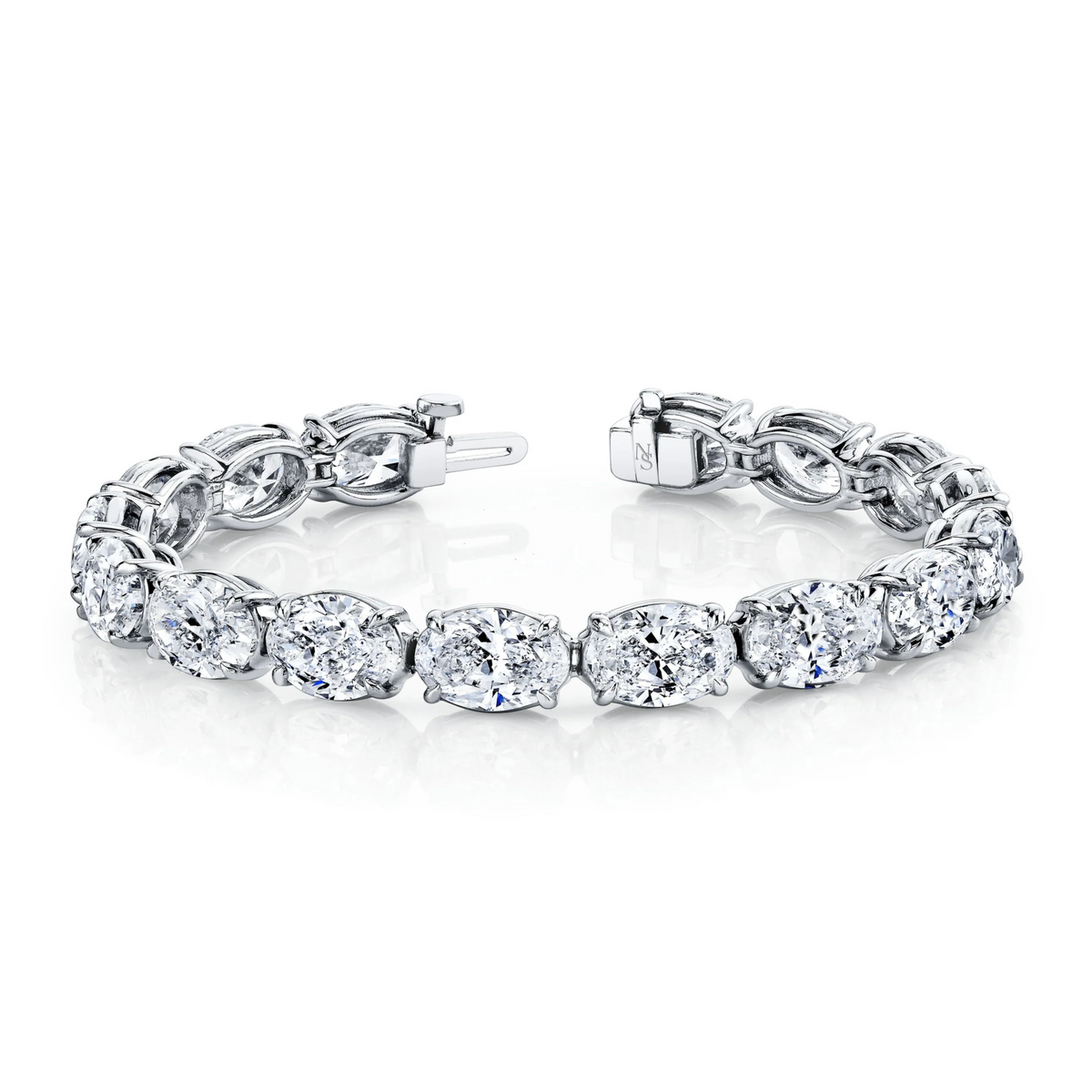 Oval Cut Diamond Tennis Bracelet | 32.70tw