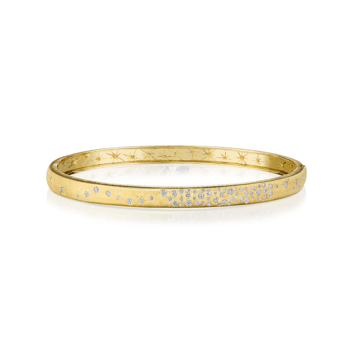 Thin Galaxy Diamond Bangle | .47tw