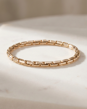 Fancy Oval Link Stretch Bracelet