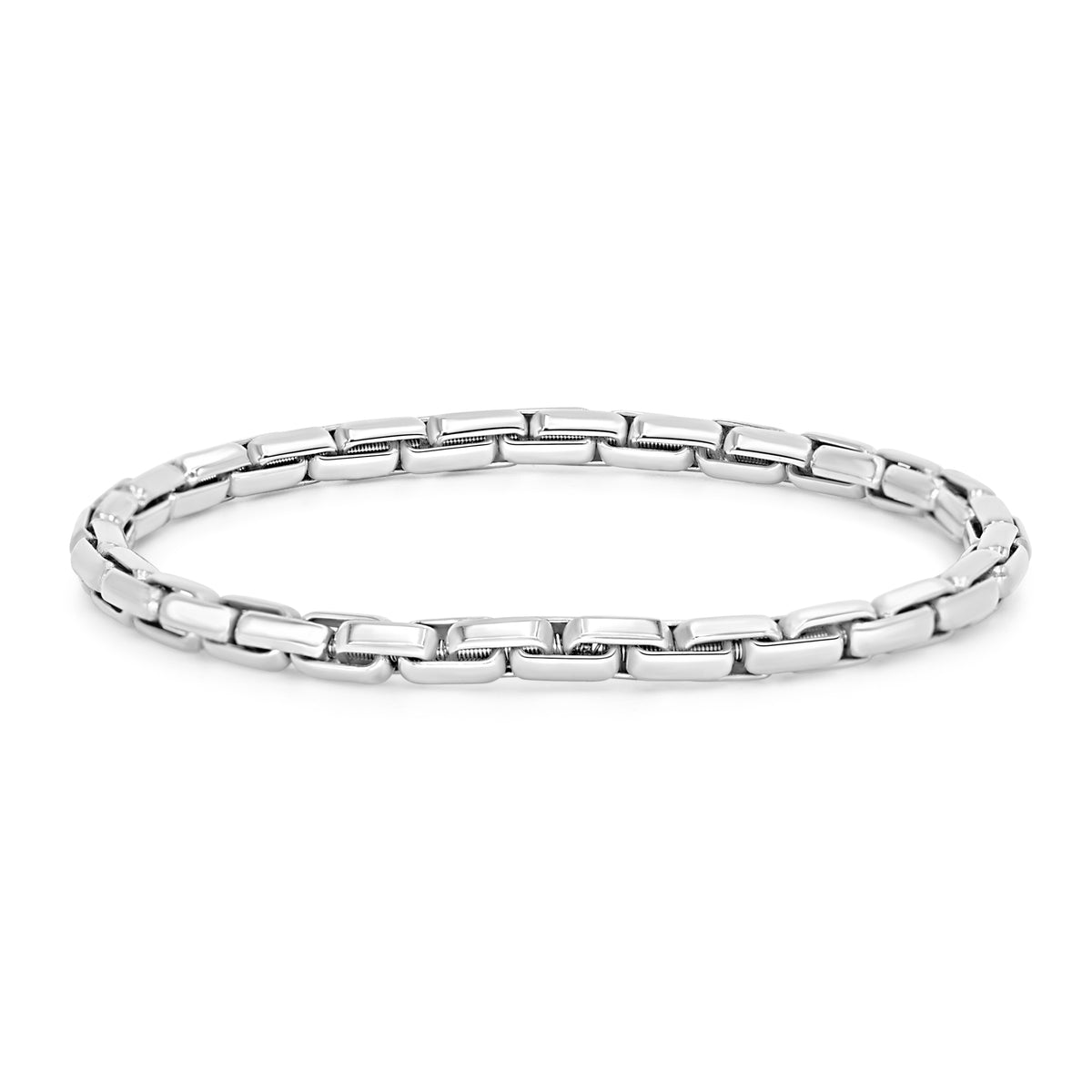 Fancy Oval Link Stretch Bracelet