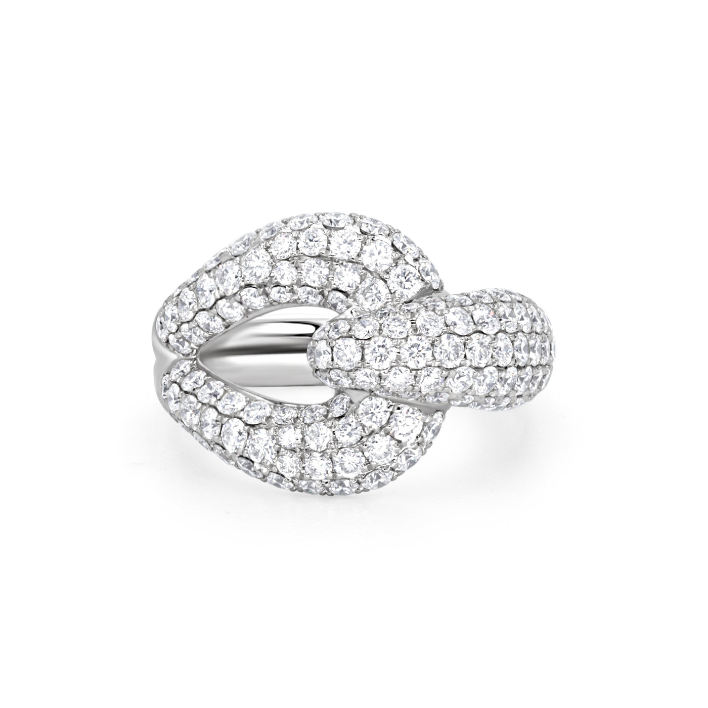 Diamond Loop Ring