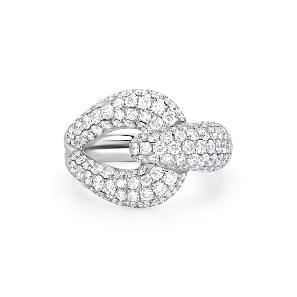 Diamond Loop Ring