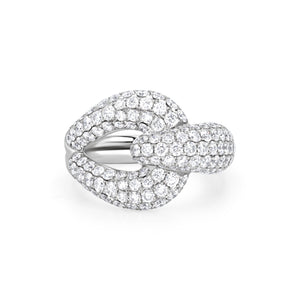 Diamond Loop Ring