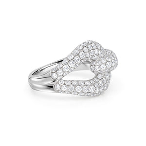 Diamond Loop Ring