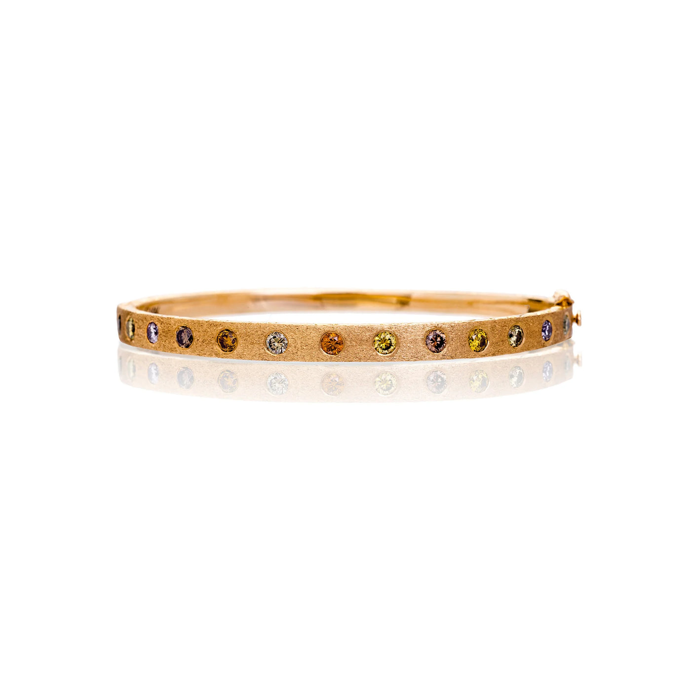 Dunes Multi-Color Diamond Wide Bangle