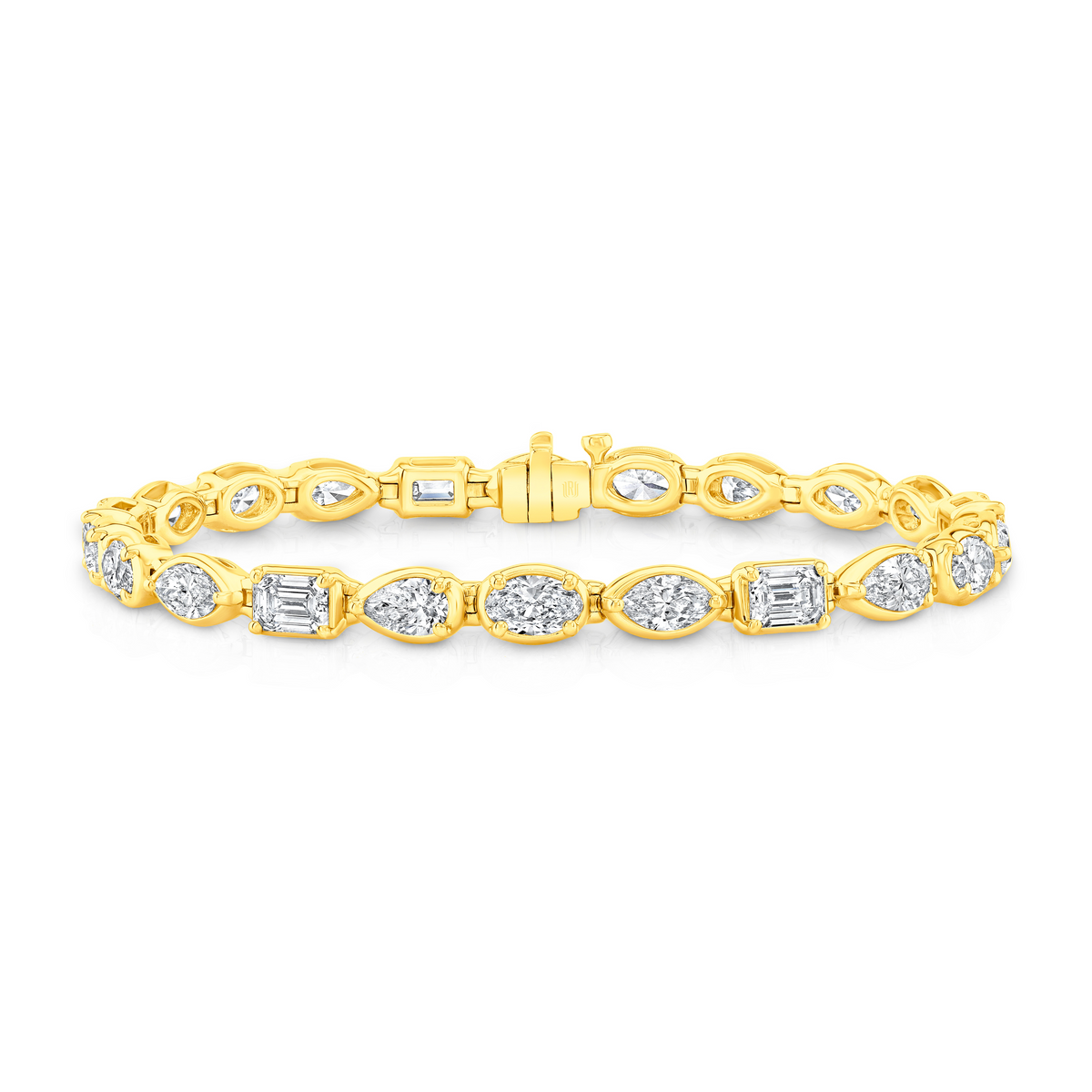 Mixed Shape Diamond Tennis Bracelet | 8.17tw