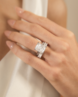 Emerald Cut Diamond Eternity Band | 3.95tw