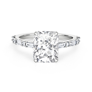 Radiant Cut & Mixed Diamond Ring | 3.94tw