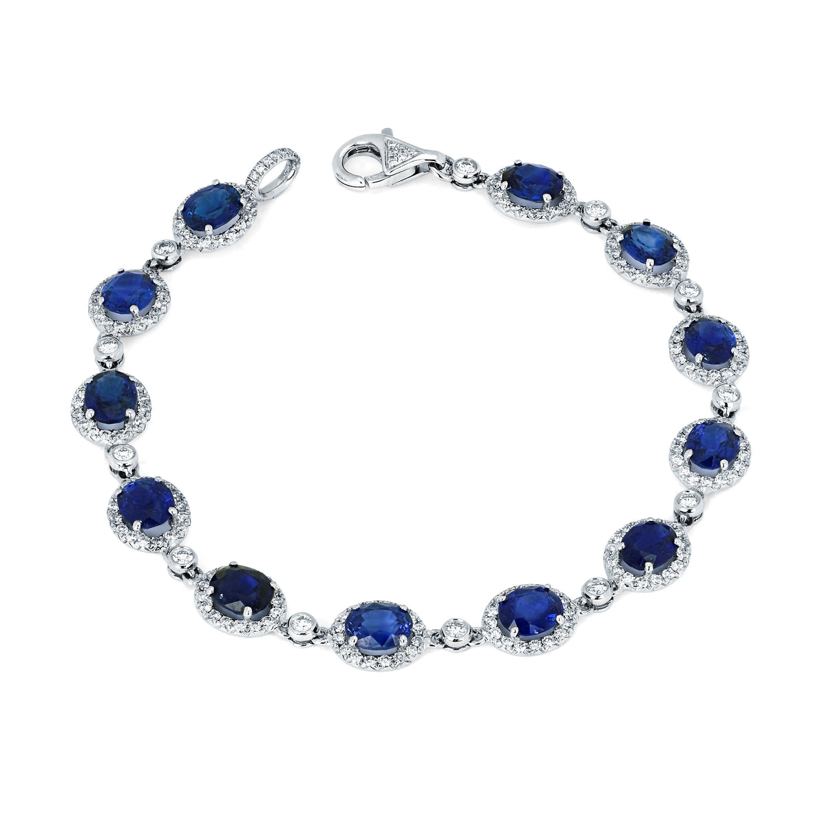 Sapphire and Diamond Bracelet