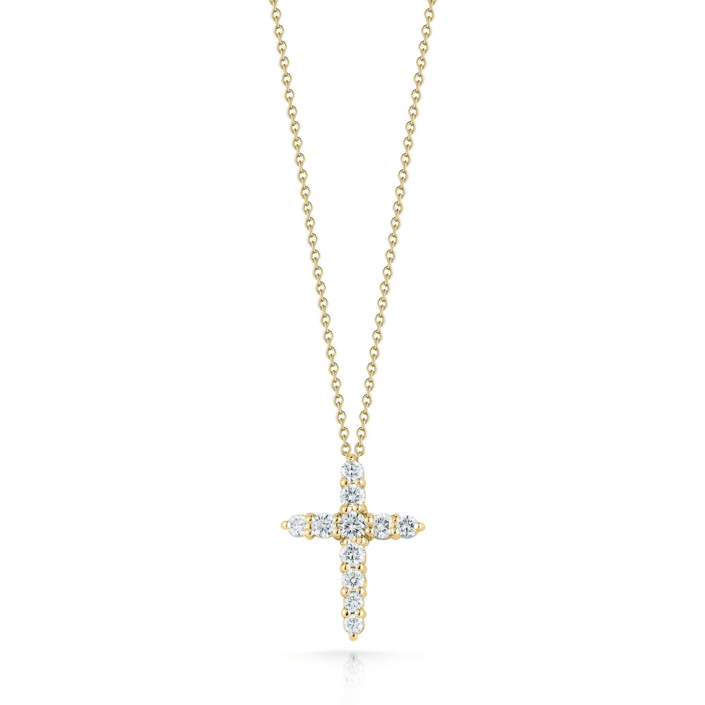 Diamond Baby Cross Necklace
