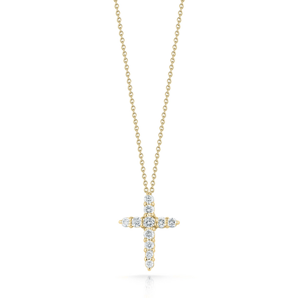 Diamond Baby Cross Necklace