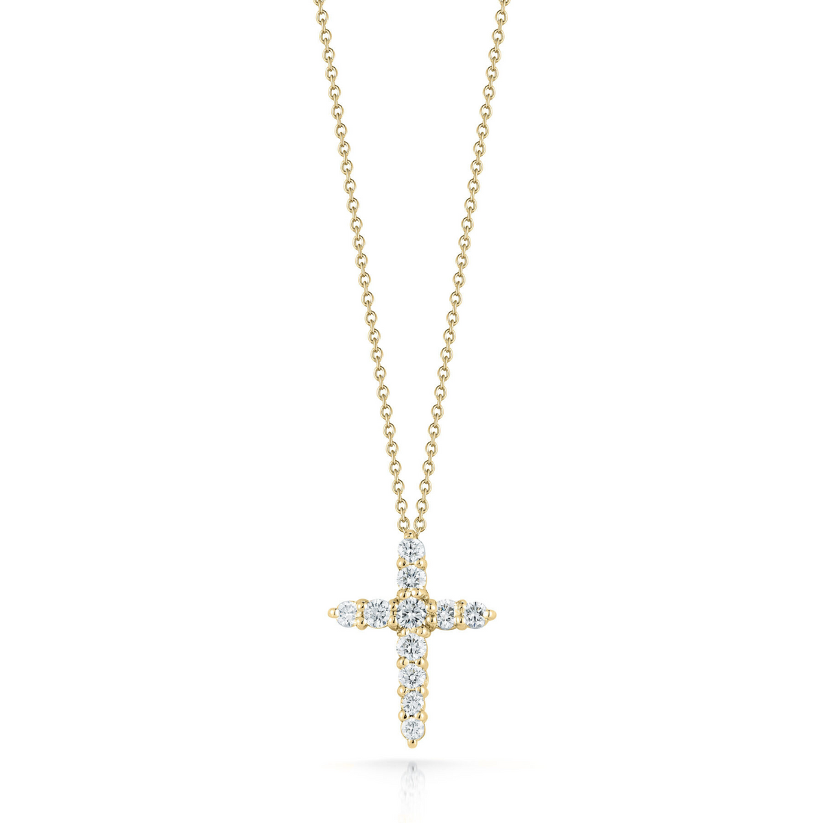 Diamond Baby Cross Necklace