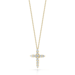 Diamond Baby Cross Necklace