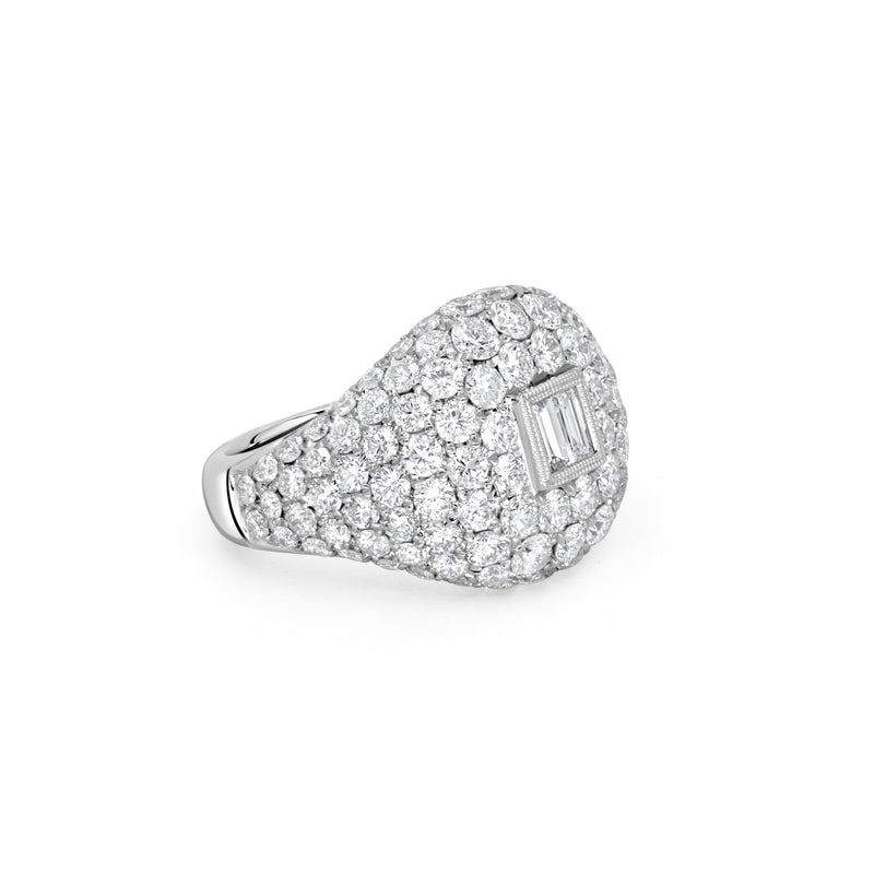 Cushion Shape Diamond Ring