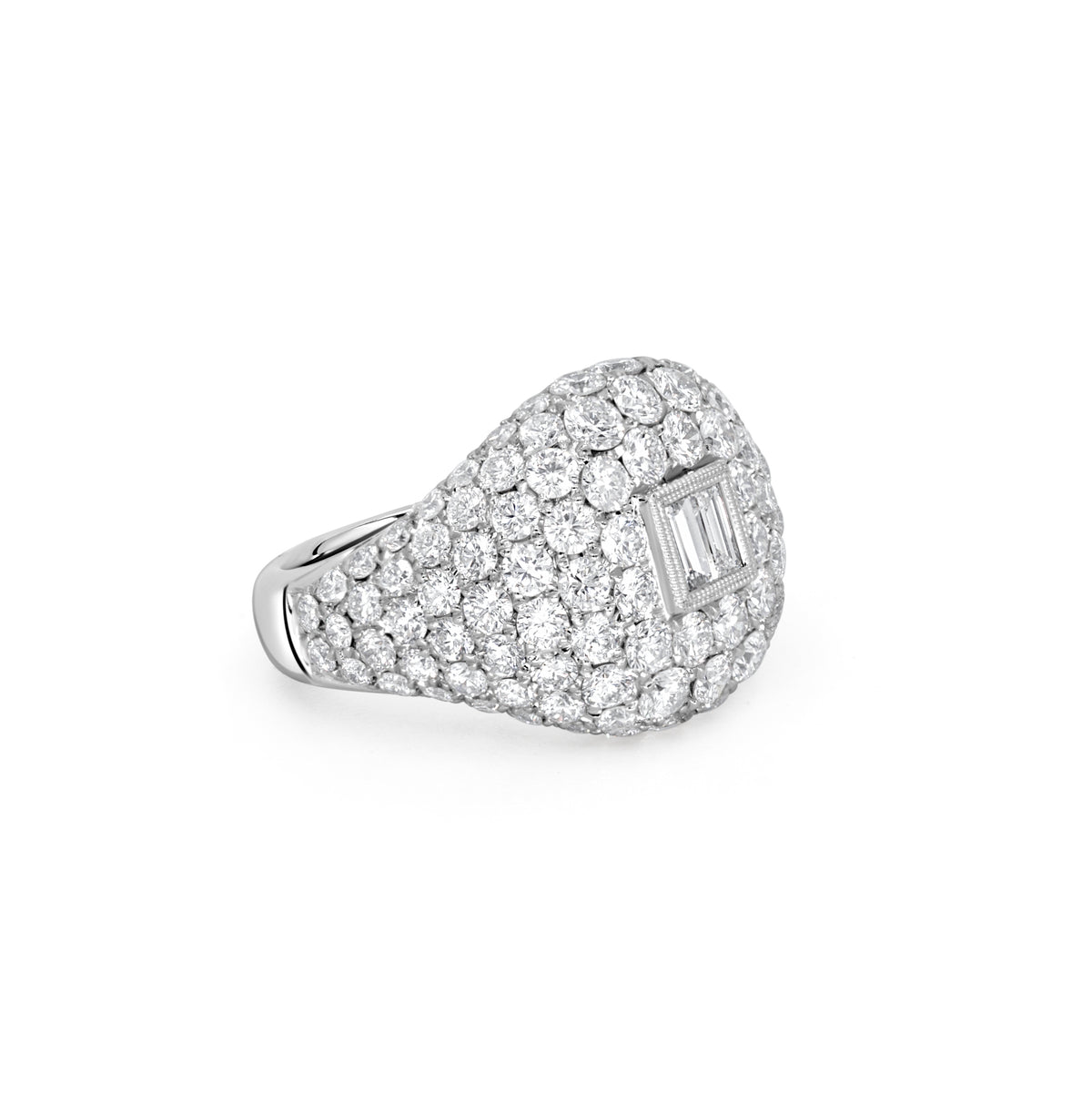 Cushion Shape Diamond Ring