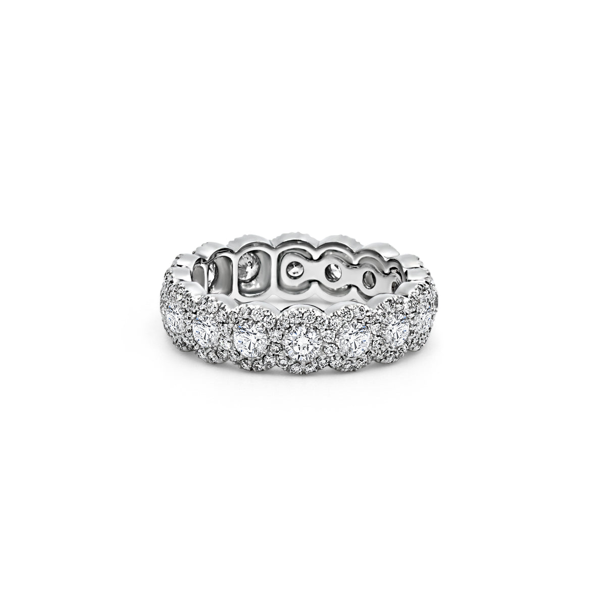 Diamond Cluster Eternity Band | 2.08tw