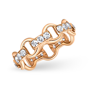 Chain-Link Diamond Band