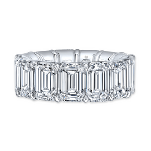 Emerald Cut Diamond Eternity Band | 19.74tw