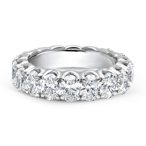 Oval Cut Diamond Eternity Band | 5.55tw