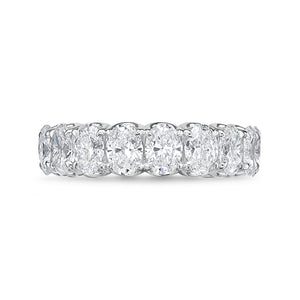 Oval Cut Diamond Eternity Band | 5.55tw