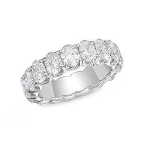 Oval Cut Diamond Eternity Band | 5.55TW