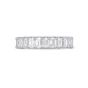 Emerald Cut Diamond Eternity Band | 4.56TW